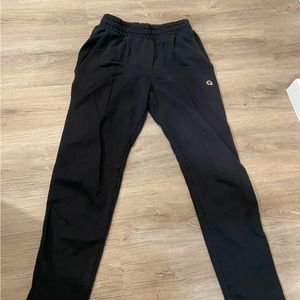 Black champion pants, medium good quality